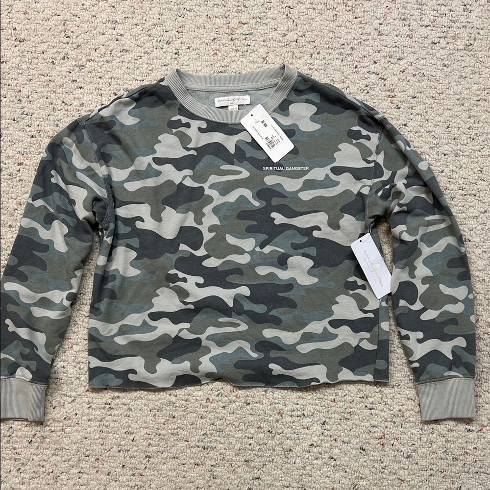 Spiritual Gangster Camouflage Sweatshirt